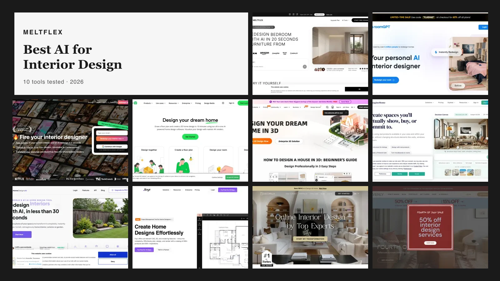 Best AI for Interior Design in 2026 (14 Home Design Tools and Apps Tested)